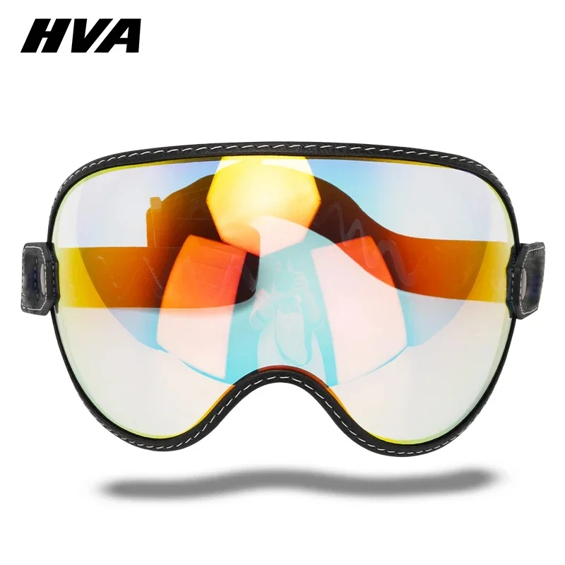 Retro Motorcycle Goggles Bubble Visor Outside Riding UV Protection Windshield Colorful Vintage for Half Face Helmets