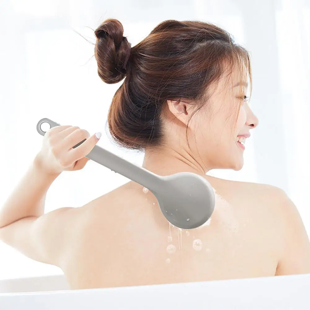 Multi-Function Lotion Sunscreen Ointment Applicator Brush Long Handle Body Cleaner Shower Brush Sunscreen Back Applicator