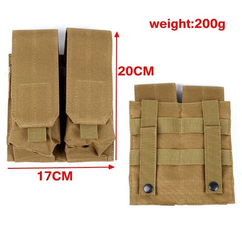 M4 M16 Molle Magazine Pouch Double Traiple Mag Holder Waist Bag Outdoor Hunting Vest Mag Holster Open-Top AK AR Magazine Pouches - view 5