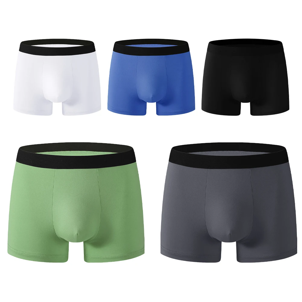 

Breathable Shorts Boxer Briefs Classic Style Boxers Men's Clothing Multi-Color Options New Condition Underwear Trunks For Sports