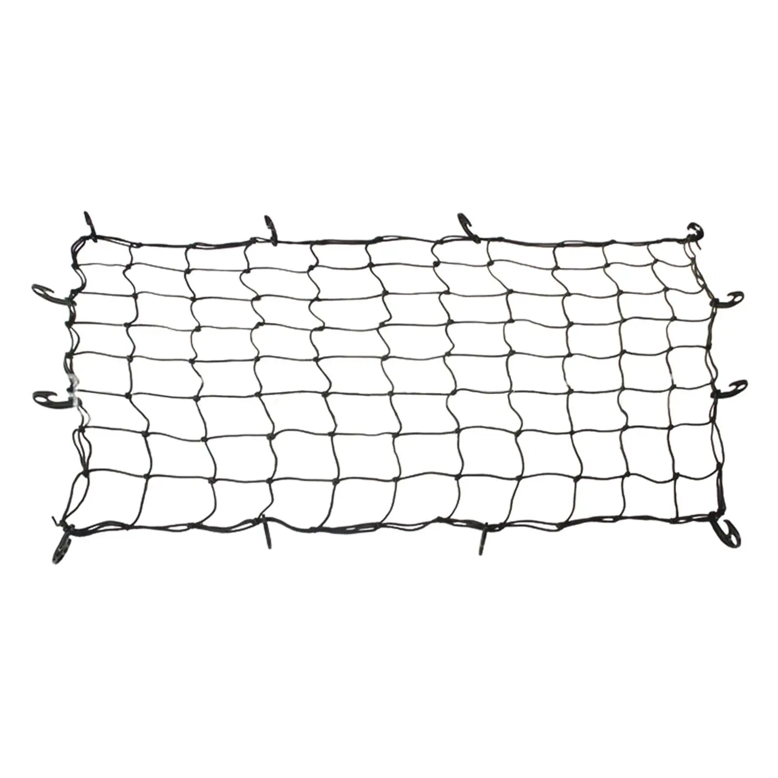 Trunk Nets Organizer Large Loads Car Cargo Storage Mesh Net Car Interior Accessories with Hooks Screws Heavy Duty Car Cargo Net