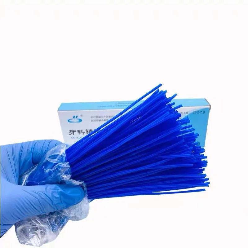 Linha de cera para laboratório dentário, linhas de cera distante, laboratório dentário, 1 caixa