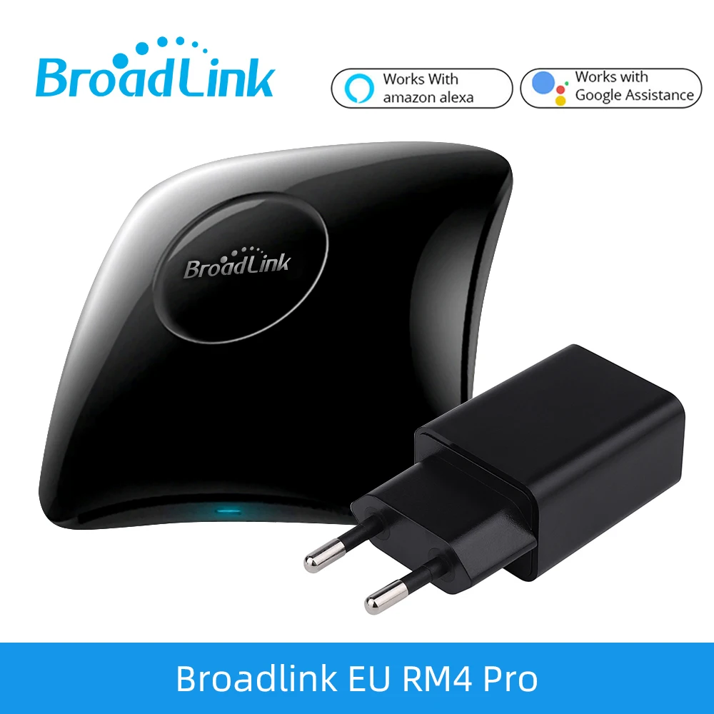 

Original Broadlink RM4 Pro Universal Smart Controller IR Remote Control RF Switch HTS2 Sensor Works Alexa Google Home Assistant