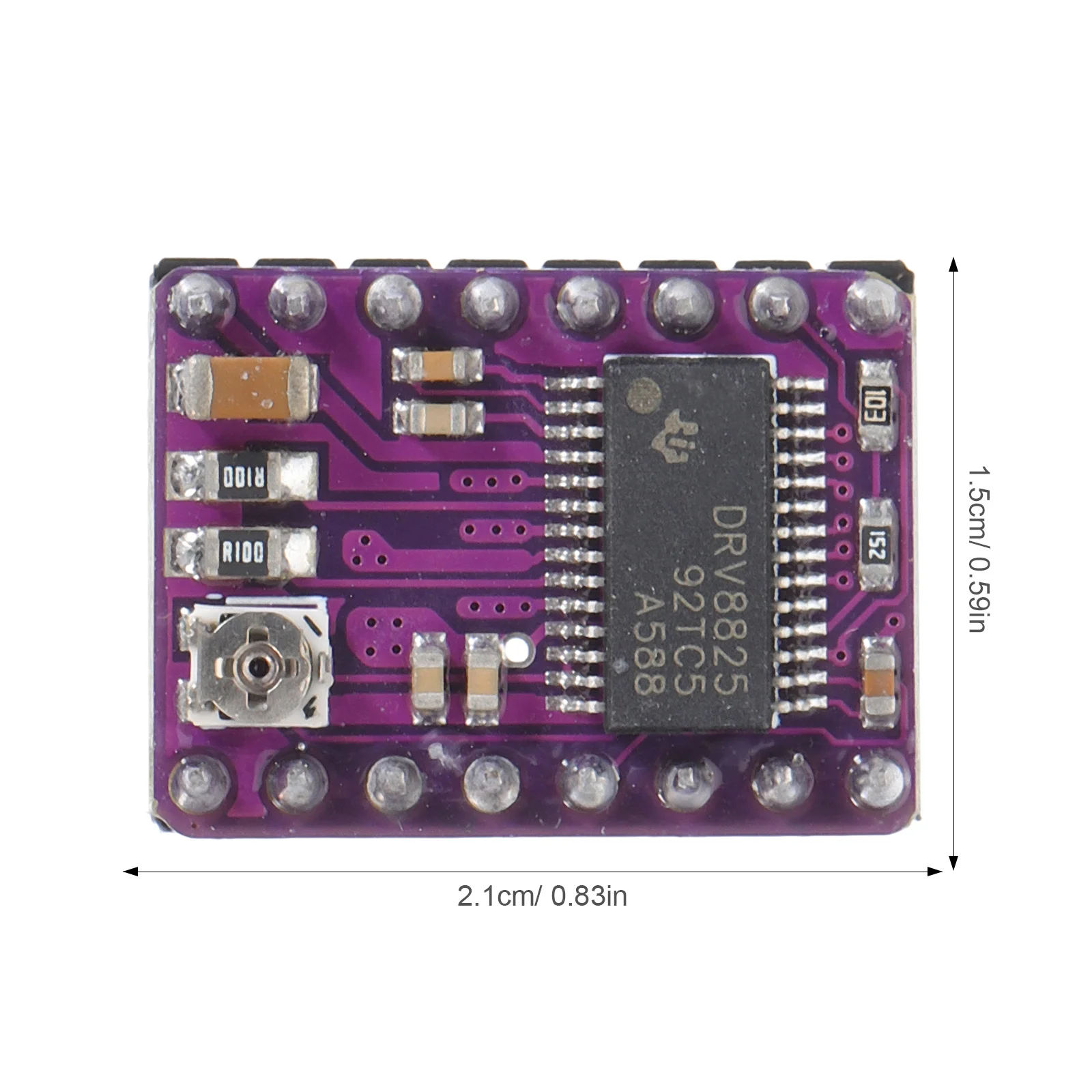 محرك متدرج نموذج مشغل بالوعة الحرارة أجزاء طابعة ثلاثية الأبعاد رقاقة عالية الأداء التحكم الدقيق استقرار التبريد A4988 Ramp1.4 #3