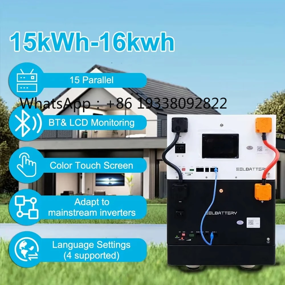 V19/V15 Battery Box 200A Solar Storage System ESS Box DIY Kit with 2A Active Balancing, 280 314 Ah LiFePO4 Batteries view 4