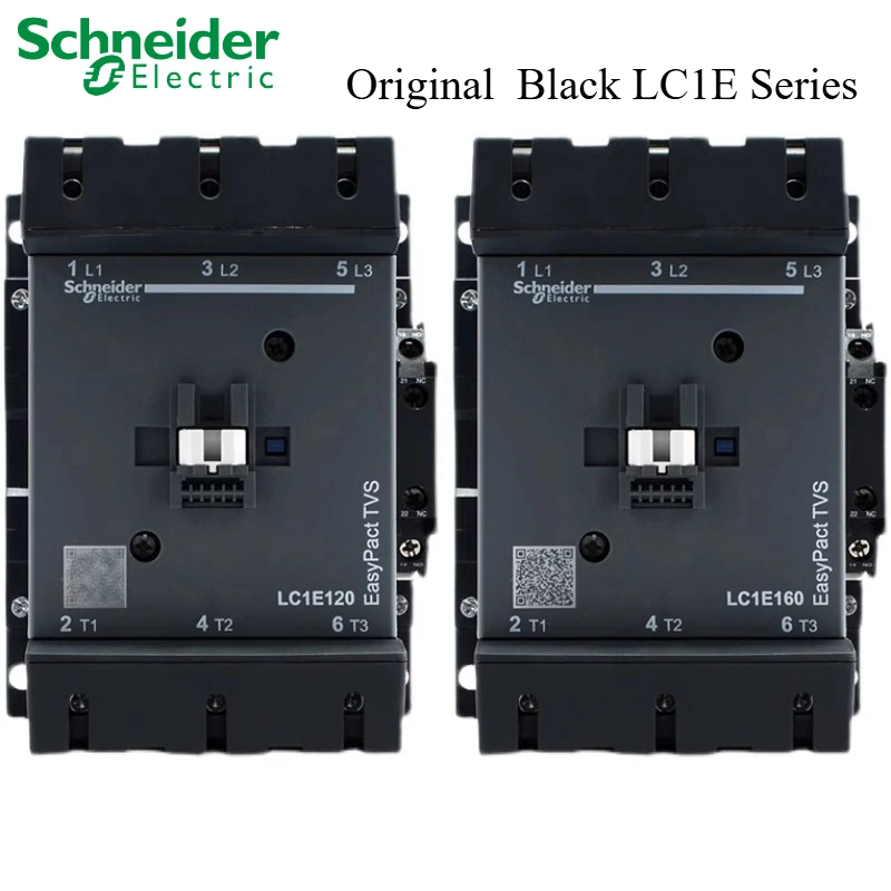

Schneider Original New Black LC1E Series AC Contact LC1E120M5N-AC220V LC1E120Q5N-AC380V LC1E160M5N-AC220V LC1E160Q5N-AC380V