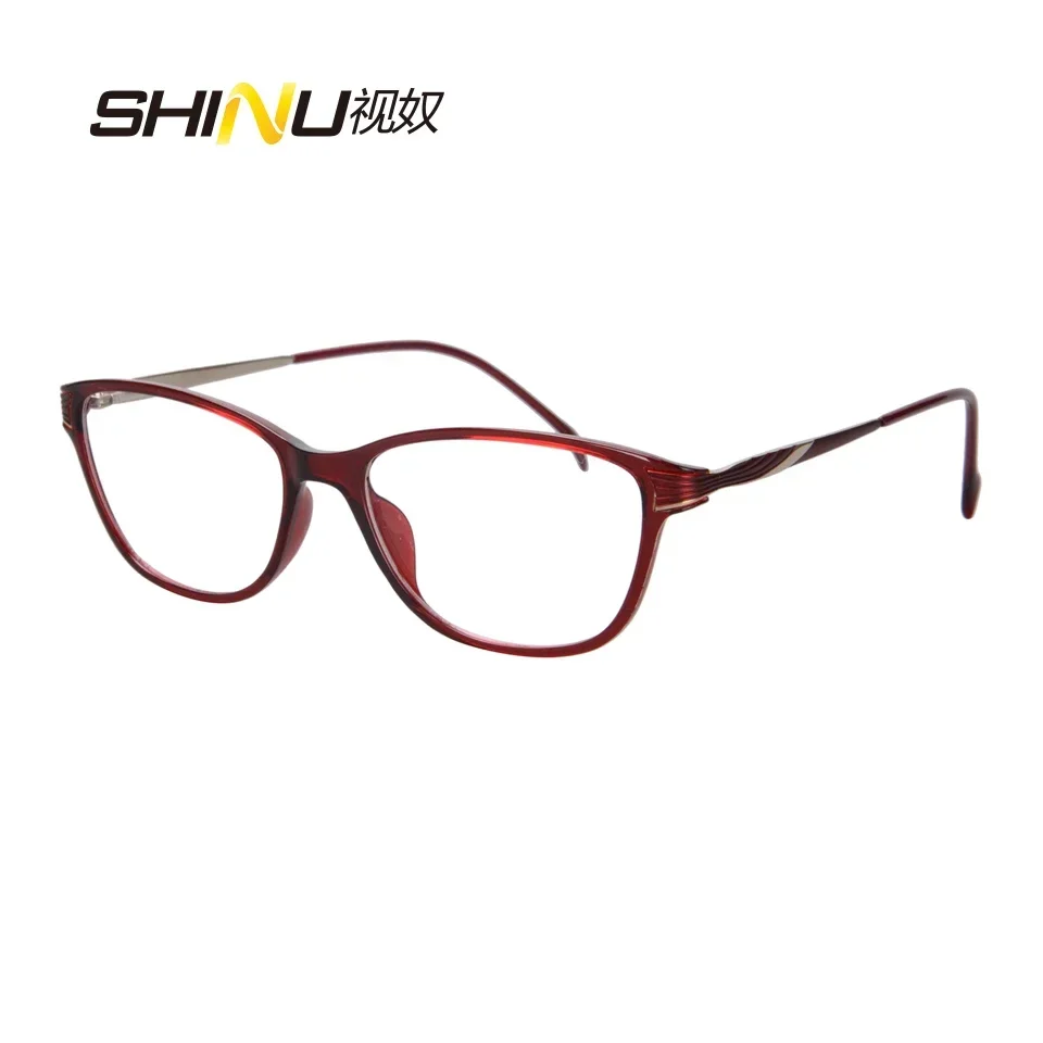 

SHINU Multifocal Progressive Glasses Women Reading GLasses Prescription Eyeglasses Myopia Blue light Computer Glasses custom