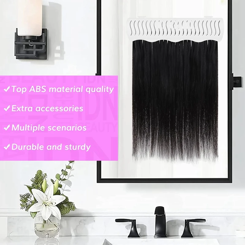 Hair Extension Holder Stand For Styling, 4 Installation Modes With Tool, Hair Extension Holder Designed For Washing