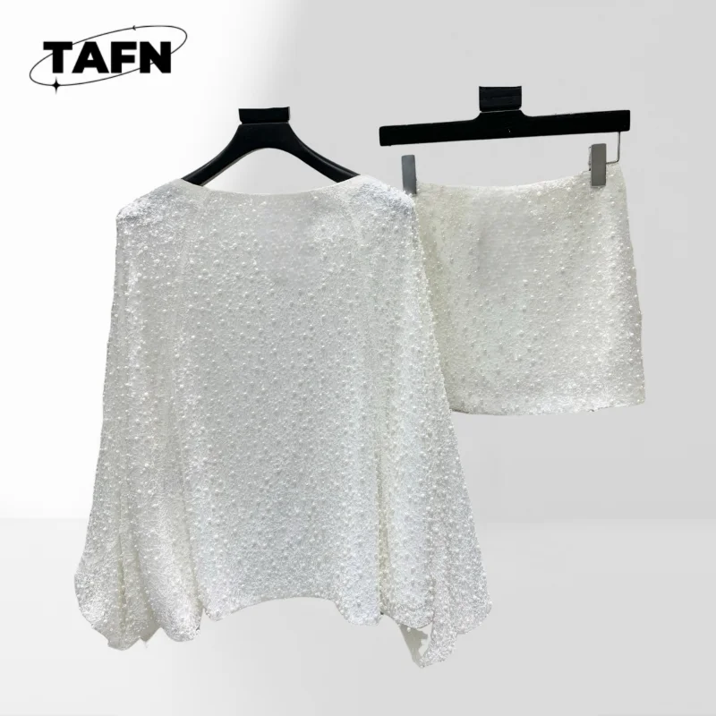 

Women's Matching Skirt Set, for Casual Days Trendy Two-Piece Skirt Set Women, Fashionable for Any Occasion AK0710