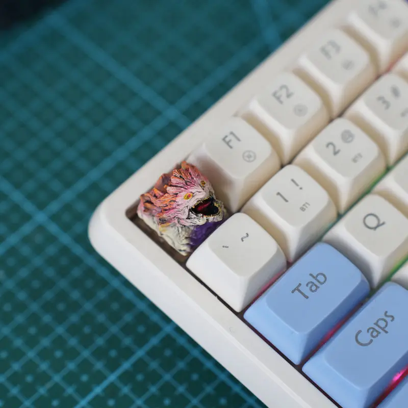 Monster Hunter Keycaps Personalized Customization Mechanical Keyboard Keycaps Heaven and Earth Huangti Dragon