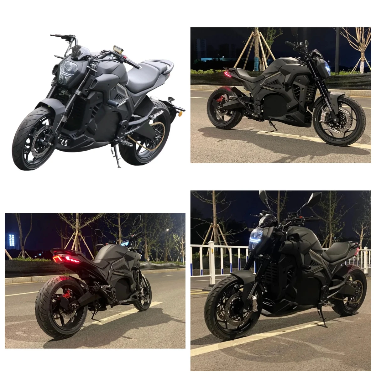 

2025 Newest Most Popular 8000W Mid Drive Racing Motorcycle Electric 72V Chain Drive Wide Tire 200/55-17 Adulto Russian FSMOTO CH