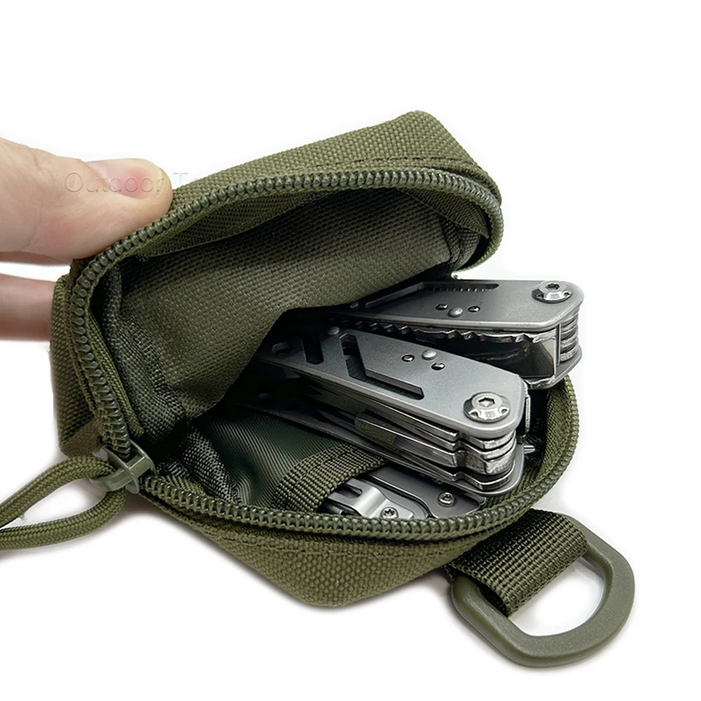 Taktische Mini-MOLLE-Tasche, kompakte Mehrzweck-EDC-Batterie-Zigarettenetui-Kartenhalter-Gürteltasche für Jagd, Trekking, Laufen, Camping – Detail 9