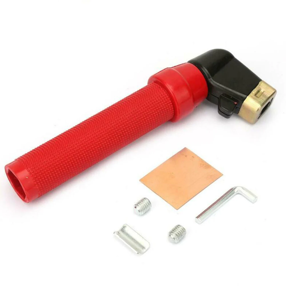 Brand New Durable Electrode Holder Twisted Welding 300-400A ARC MMA Accessories Red Replacement Welding Machine Welding Tongs