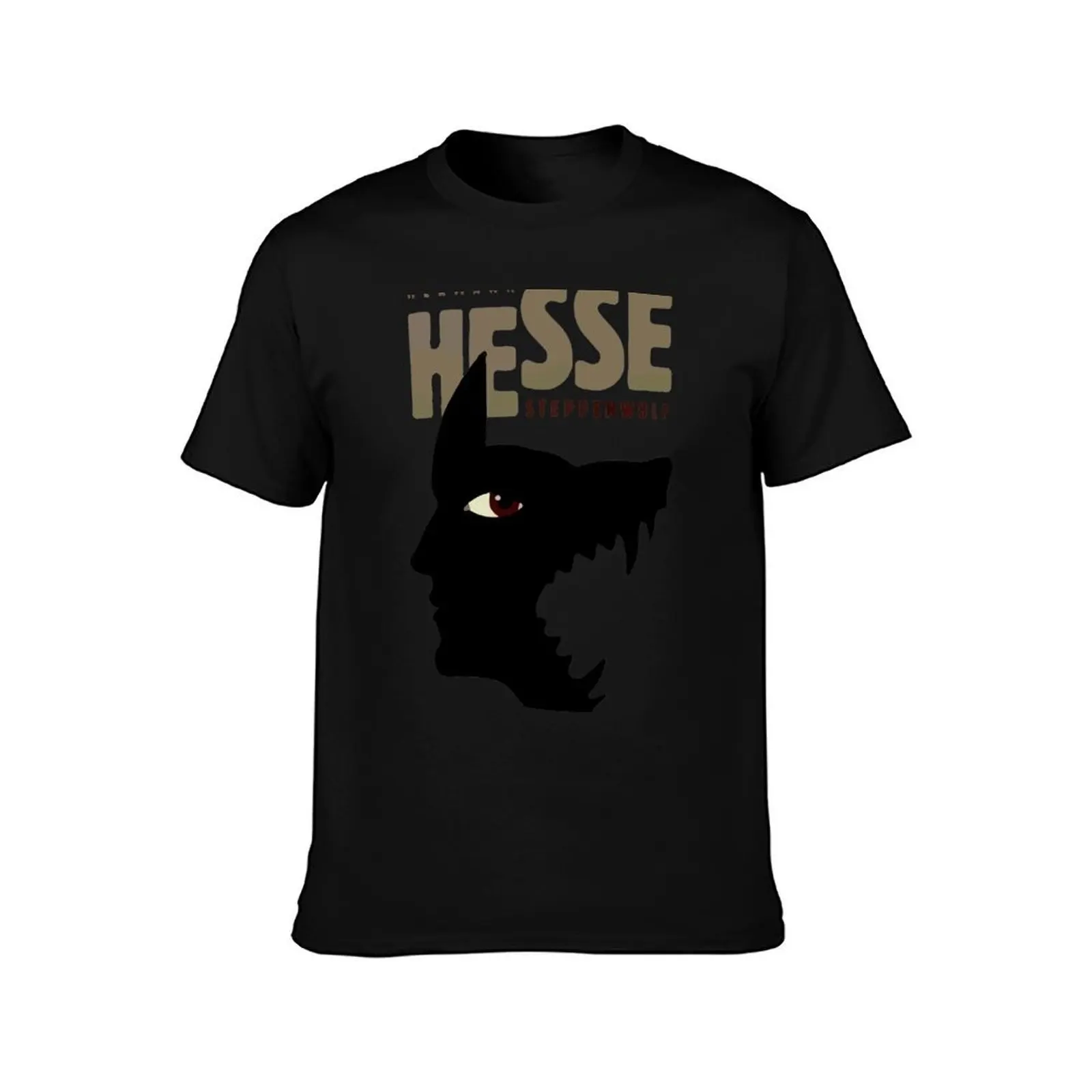 Hermann Hesse T-Shirt, Summer Casual Cotton Tee, Oversized Streetwear Tops, Vintage Graphic Print, Loose Fit Short Sleeve