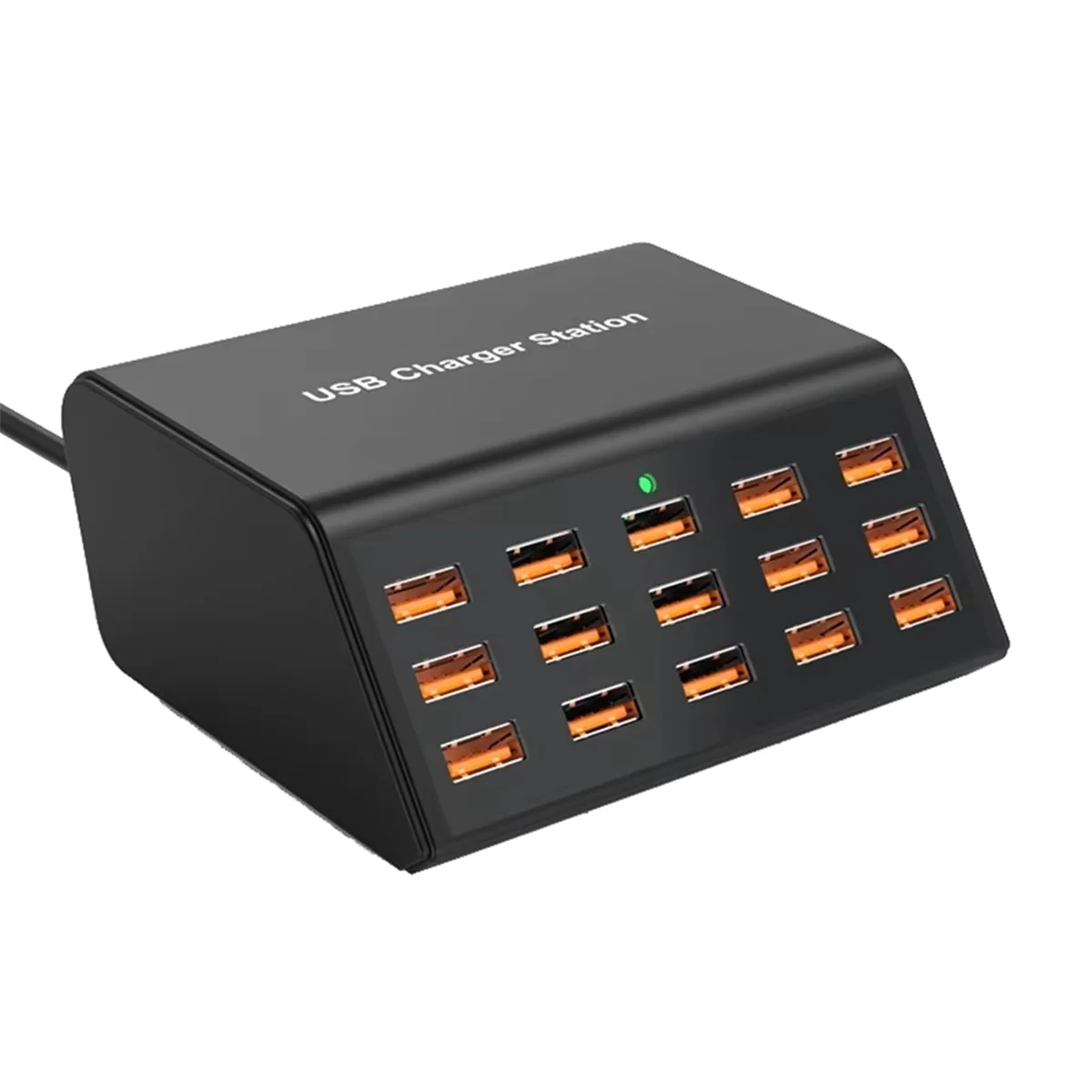 AA87100W Desktop Universal USB Ladegerät 15 Ports USB Schnelle Ladestation für Ipad Iphone 15 14 13 Pro für Samsung EU Stecker