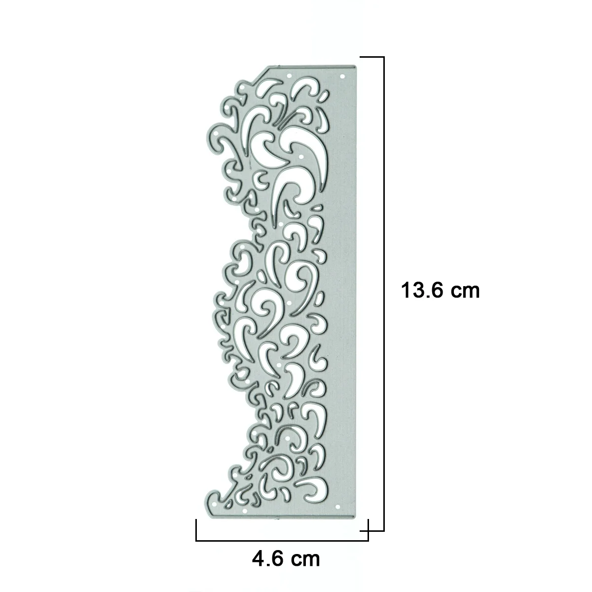 Flourish Europen Pattern Metal Die Cuts For Scrapbooking Post Card Border Edge Cover Decorating Handcraft Cutting Stencil