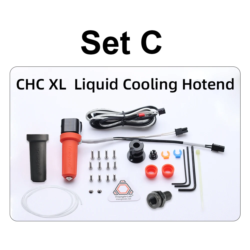 BLV ®   CHC XL Air Liquid Cooling Hotend hoge stroomsnelheid hoge snelheid slijtvaste FDM hotend Compatibel VORON Vervang Goliath
