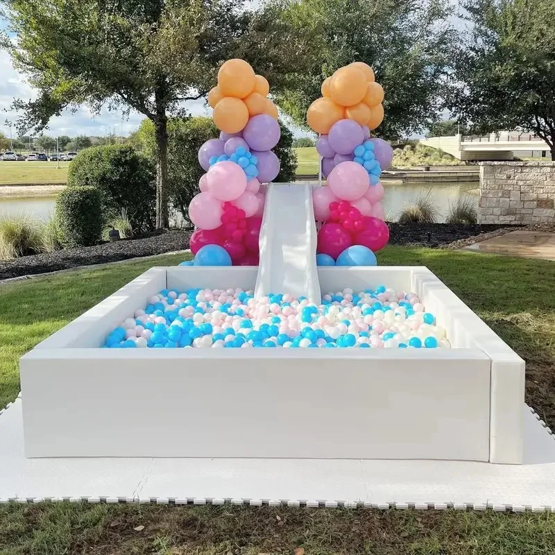 Special Offer: Soft Beige Ball Pit Set for Indoor and Outdoor Use, Soft Building Blocks for Babies, Ideal for Home, School, Part