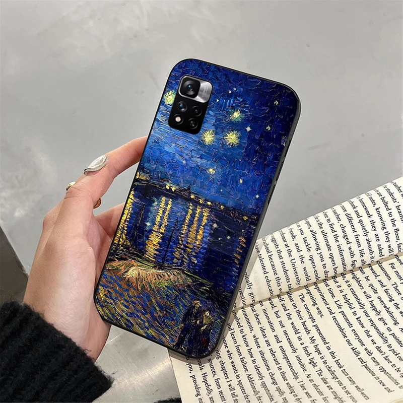 Van Gogh Starry Night Phone Case for Xiaomi Redmi note 13 12S 12 Pro 11S 11 10 Pro 10S Redmi 10 13C 9C 10C