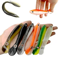 Fish Walking 5pcs/lot Soft Fishing Lures 2g/6g Swing Tail Bait Silicone Small Loach Bait Artificial Bait for Bass Pike Fishing