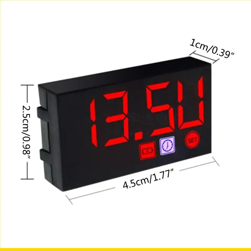 Motociclette motociclette elettroniche a LED elettronico Display digitale Voltmeter Termometer