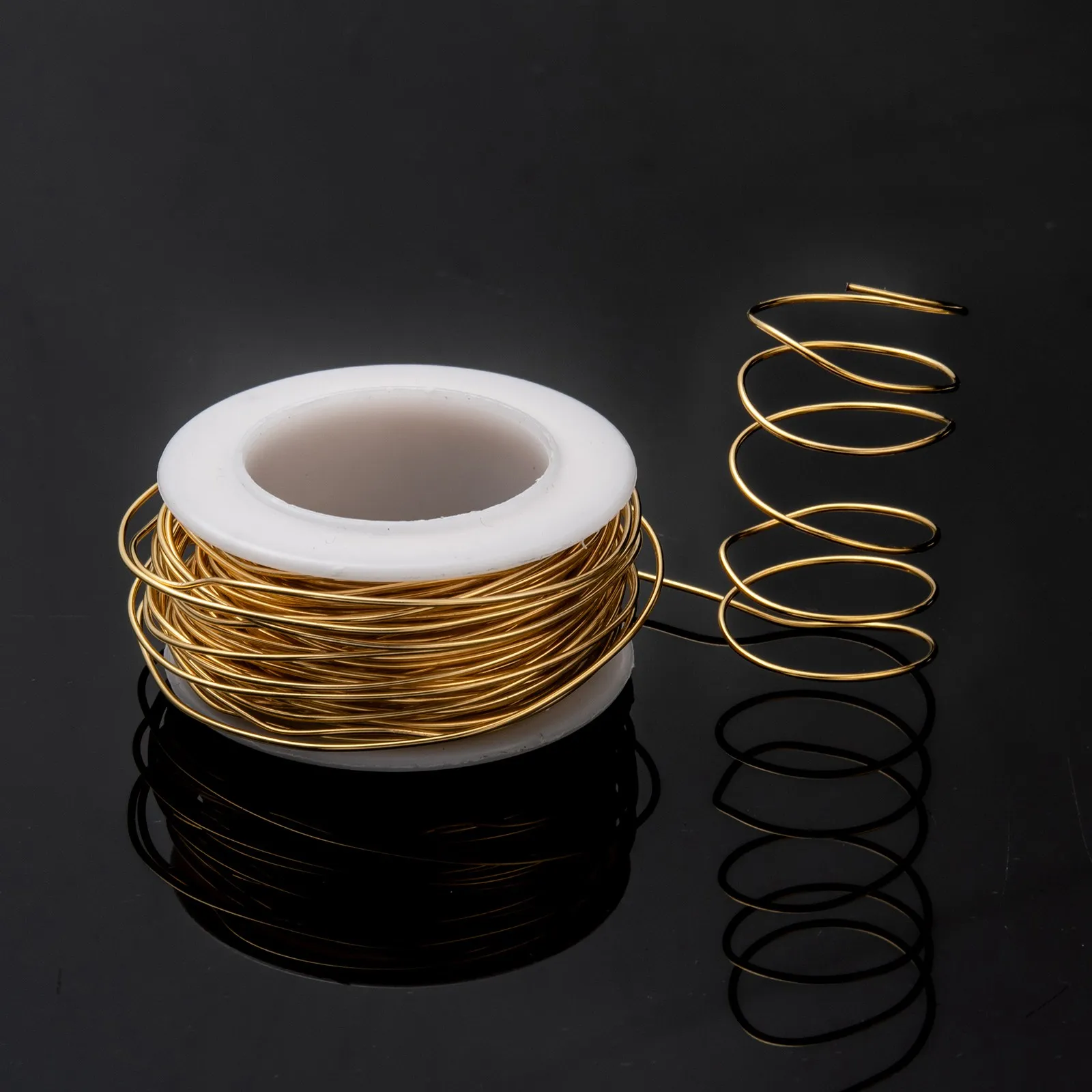 1 Roll 0.7mm Golden Stainless Steel Wire 21 Gauge Wire Material for Rings Bracelets Necklaces DIY Jewelry Making Accessories