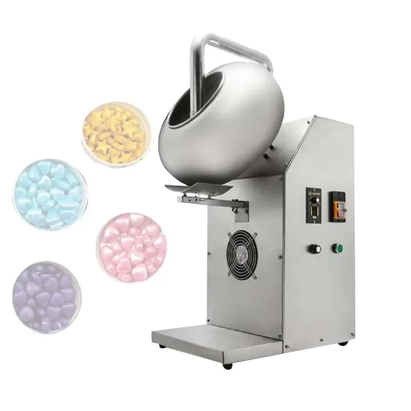 Máquina automática de recubrimiento de película de azúcar y chocolate anacardo, tableta, promoción de recubridor de dulces