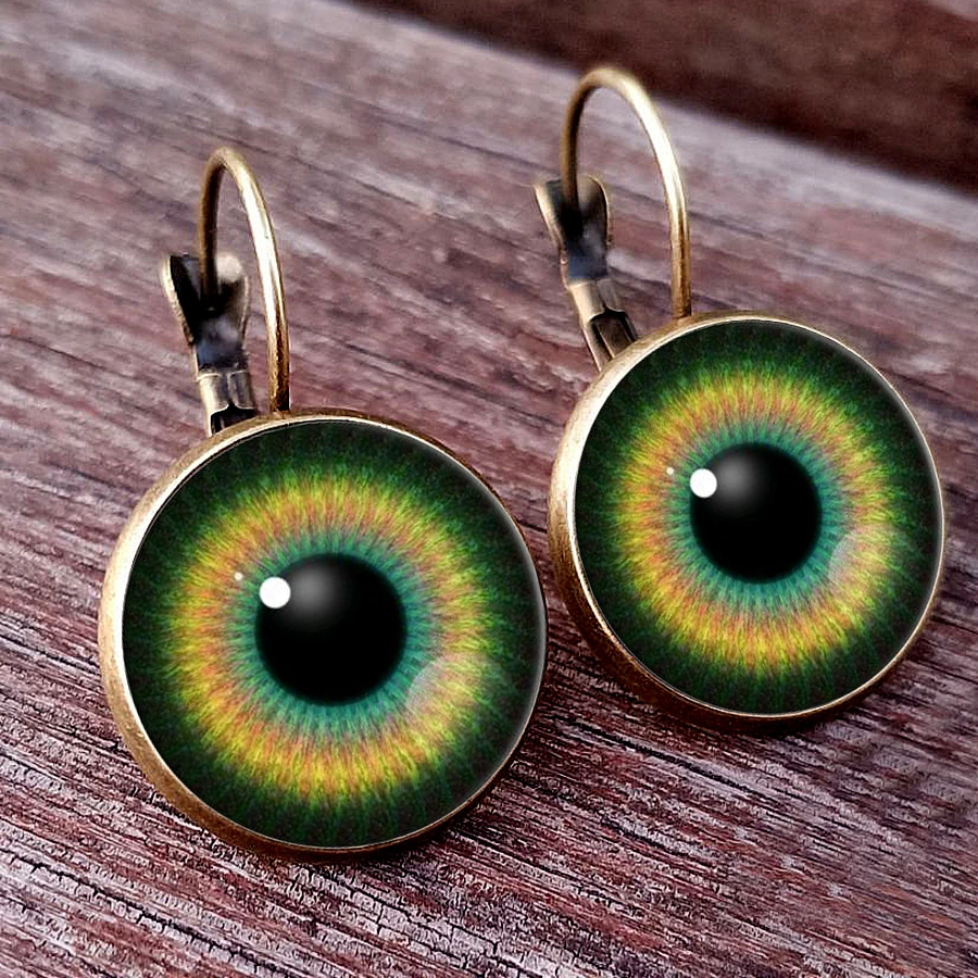 2024 Charming Pupil Earrings Macro Eye Glass Dome Earrings Special Women's Party Jewelry earring Gifts