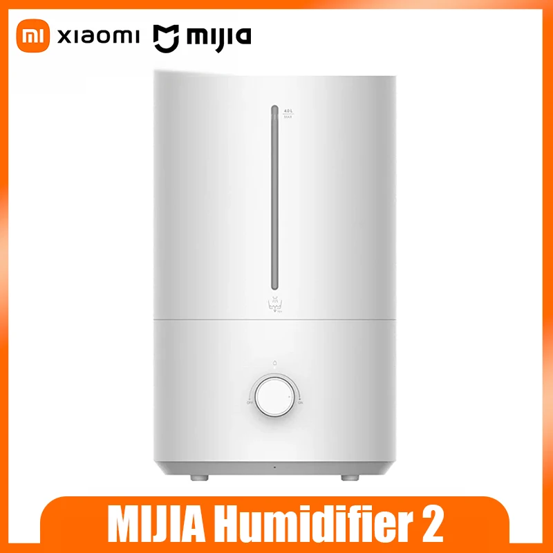 

Увлажнитель воздуха Xiaomi Mijia 2-го поколения емкостью 4 л, стерилизация ионов серебра, малошумная ароматерапия для спальни и домашнего использования