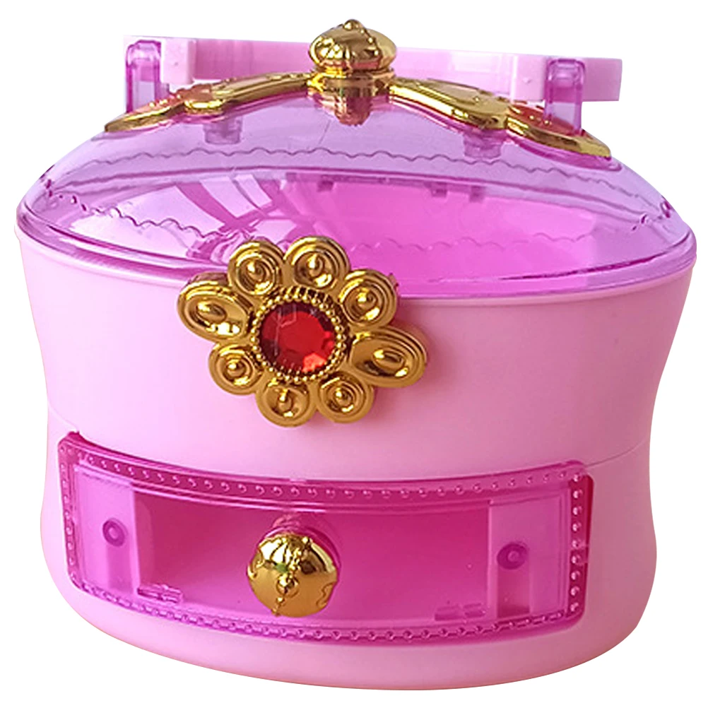 

Portable Storage Case For Jewelry Accessories Organizer Handheld Drawer Design Cute Tidy Box Durable Large Capacity