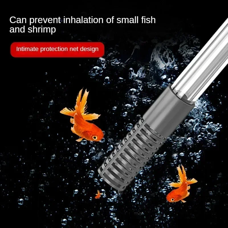 Large Aquarium Fish Tank Siphon Vacuum Gravel/Sand Washing and Water Changing Cleaning Tool Kit with Extension Tube Fish Tank