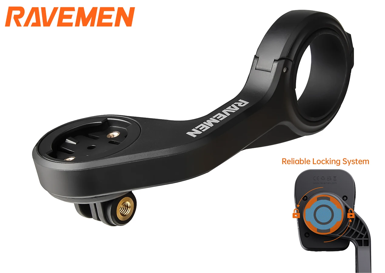 Ravemen AOM01/AOM03 Bike Out-front Halterung Für Garmin/Wahoo GPS Für FR160/FR300 Fahrrad Scheinwerfer montage Tab Zubehör – Detail 4