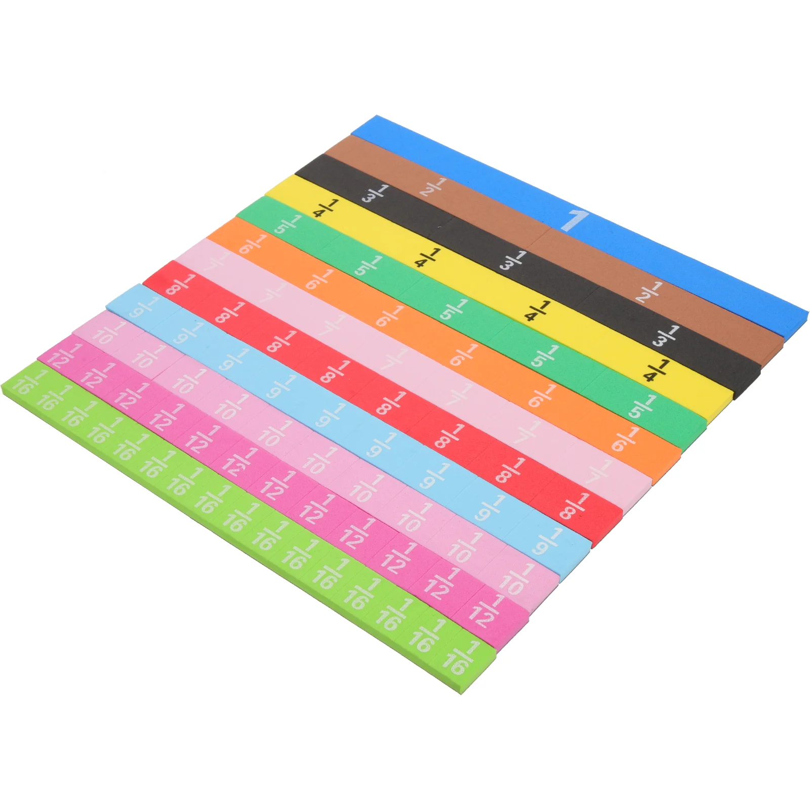 Magnetic Fraction Tiles for Whiteboard Fractions Manipulatives Strips Toy Preschool