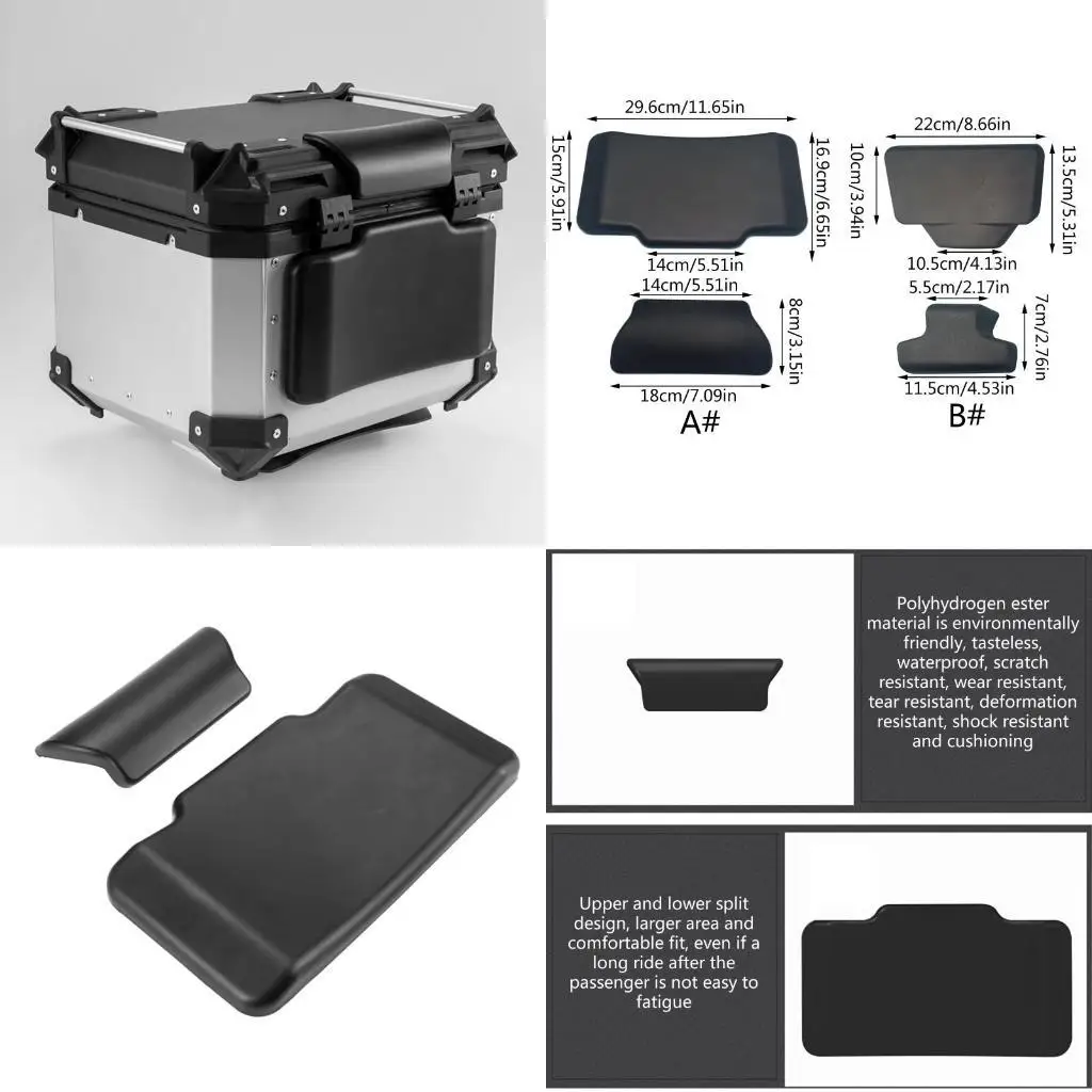 

Motorcycle F 800 GS 1200 Rear for Case Cushion Passenger Backrest Lazy Back Pad Set For 800GS ADV R 1200 GS GS1200 Adven
