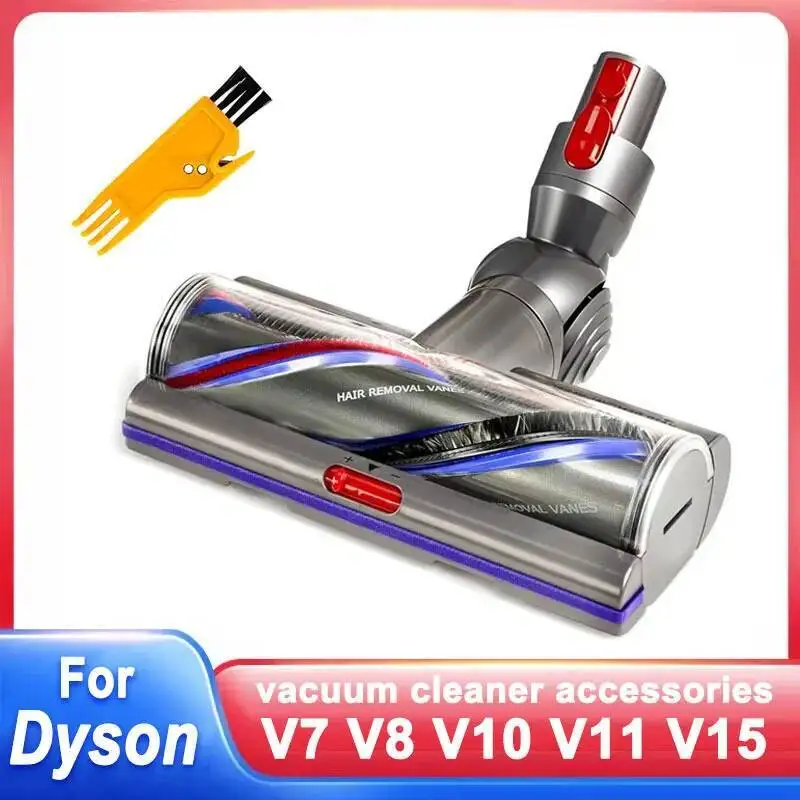Vacuum Cleaner Brush Head for DysonV8 V7 V11 V15 V10 Vacuum Cleaner Attachment with Adjustable Suction Premium Accessory