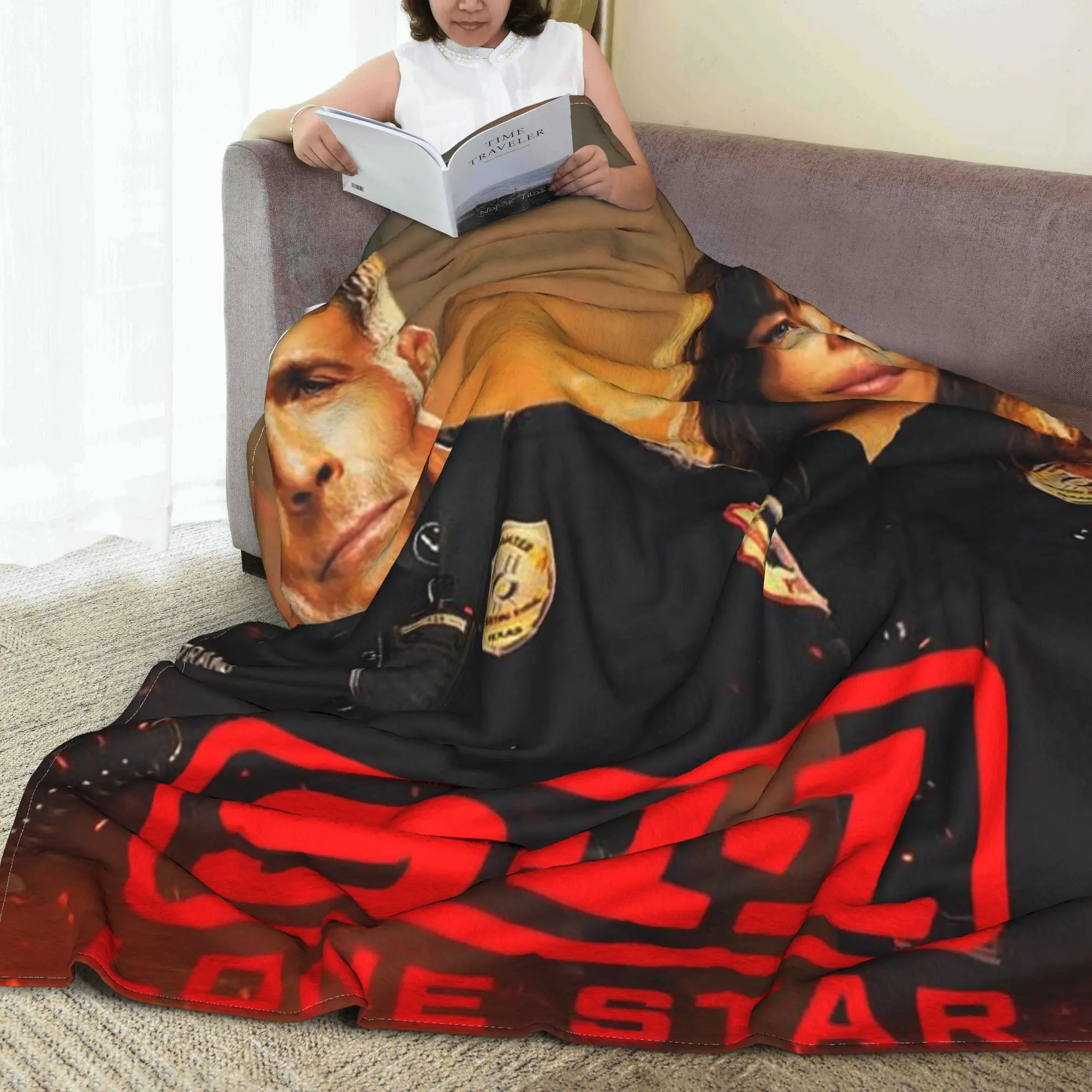 911 Lone Star Drama Blanket Multi-function Flannel Sofa Throw Blanket for Couch Bedding Outdoor Throws Bedspread Quilt