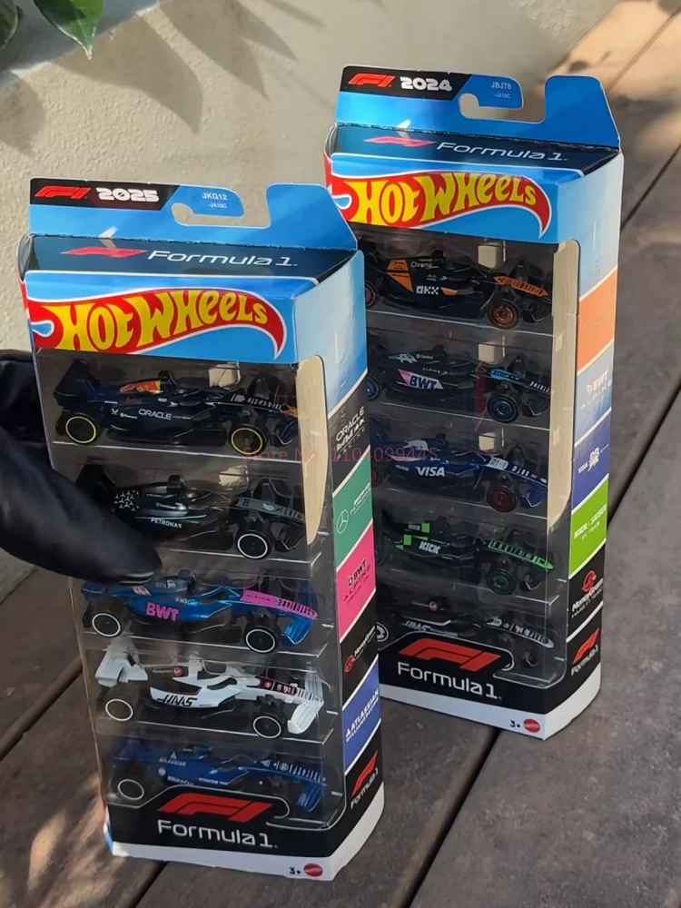 在庫あり 2025 ホットウィール フォーミュラ1 1/64 5パック マネーグラム ハースF1チーム アトラシアン ウィリアムズ コレクタブルカー おもちゃ ダイキャストビークル