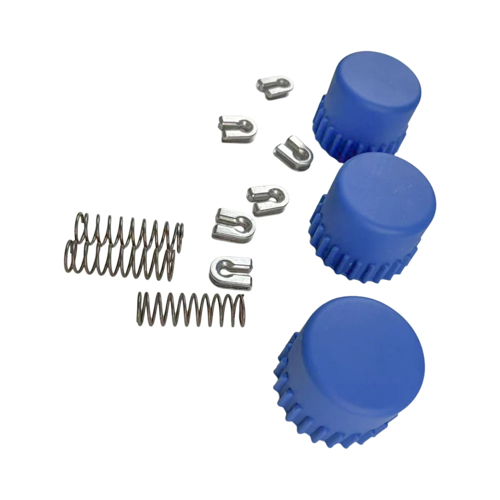 3pcs T35 Bump Knob Trimmer Head with 6pcs Eyelets and 3pcs Spring Chainsaw Parts Fit for Husqvarna/ECHO/REDMAX/STIHL/SHINDAIWA