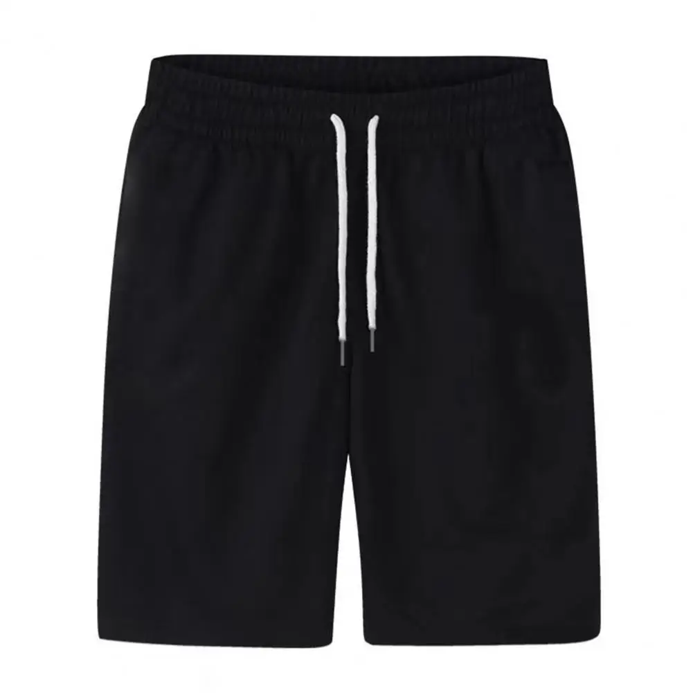 Summer Men Shorts Drawstring Men Hiking Cargo Shorts Quick Dry Fashion Casual Shorts Fitness Breathable Knee Length Short Pants