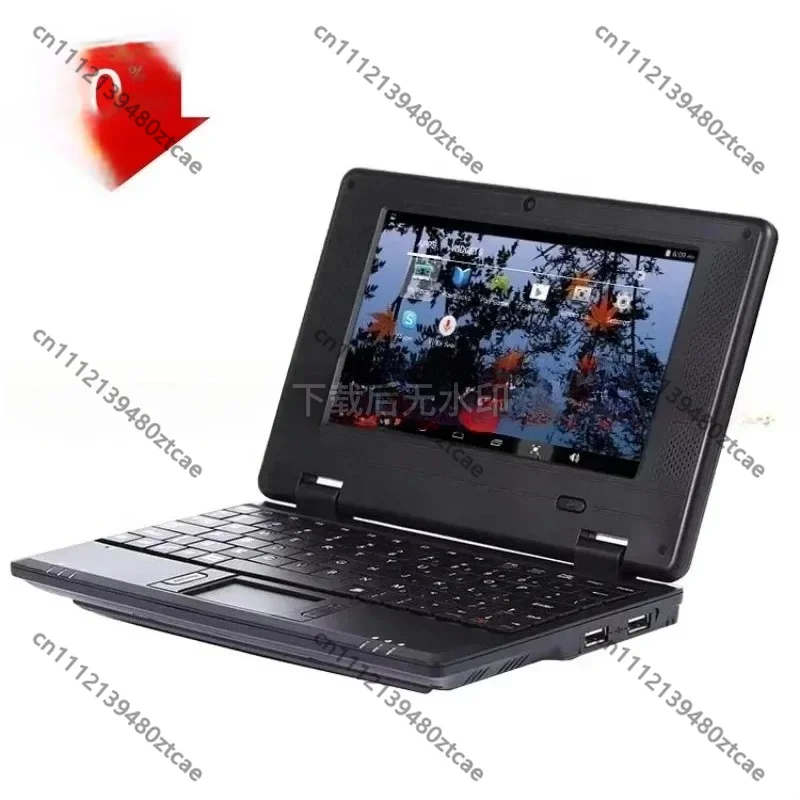 Mini Laptop Android 12 de 7 Pulgadas, 2GB+32GB, Procesador de Cuatro Núcleos, Netbook, Mini PC Portátil