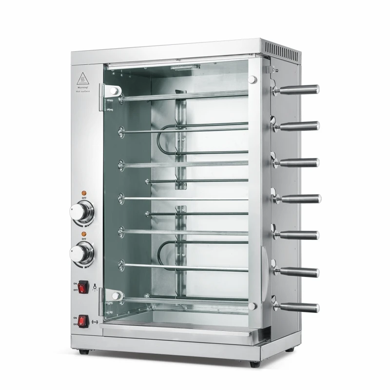 Commercial Electric Rotisserie Oven Business Application Stainless Steel Chicken Rotisserie Machine