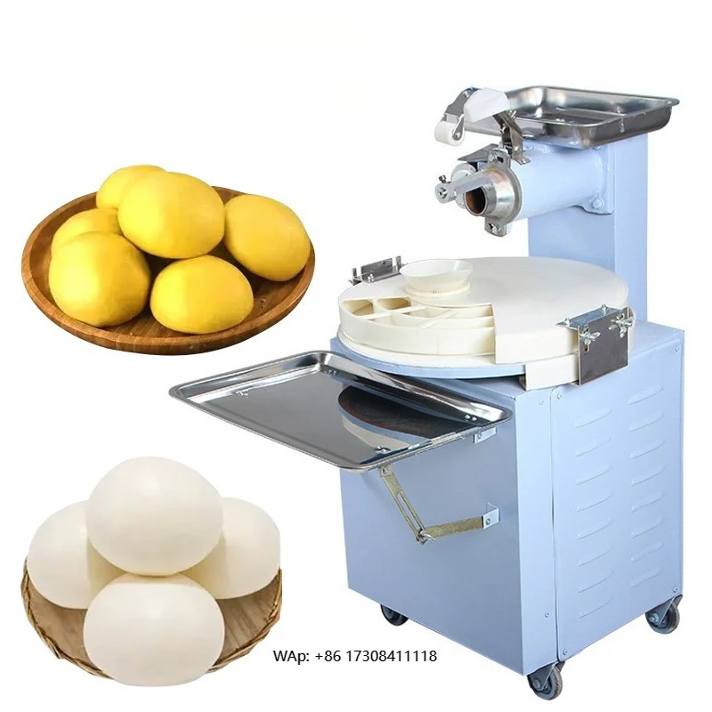 Electric Pizza Machine Manual Bread Equipment Hamburger Bread Round Head Mp45/2 Dough Split 1000g and Machine