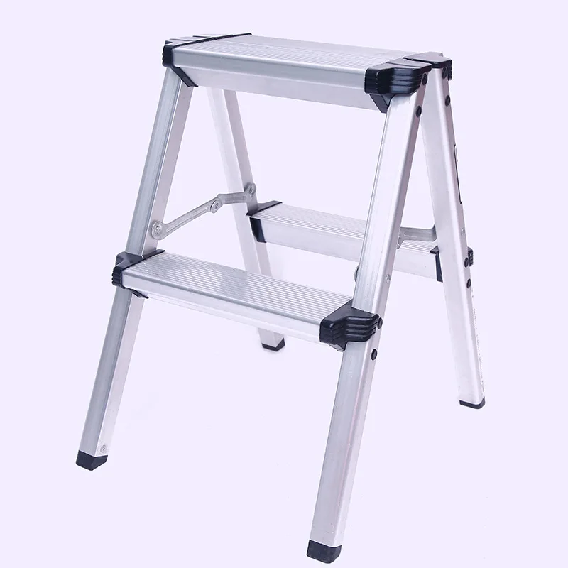 `Step Stools & Step Ladders Kitchen Furniture, Indoor Folding Zigzag Ladder, Thickened 2‑3‑Step Multi‑Purpose Stair Bench`