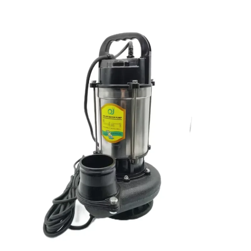 custom 3 Inch 375W DC Brushless Stainless Steel Solar Powered Submersible Water Pump for Irrigation Fountain Water Supply