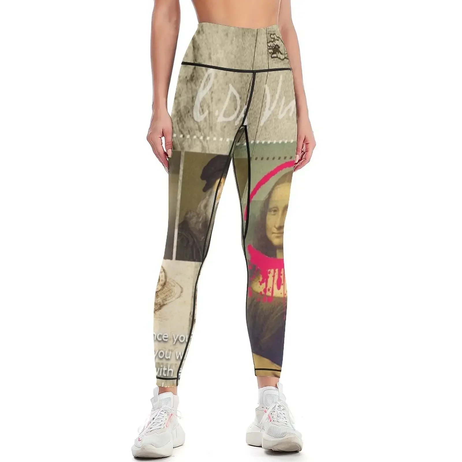 

da vinci Leggings gym sportswear woman gym pants push up tights for for fitness Womens Leggings