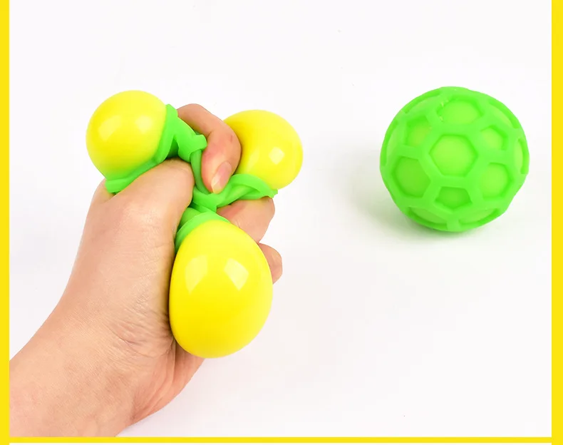 Colorful Vent Ball Safe Squeeze Fidget Toy Adorable Anti-stress Ball TPR Colored Vent Ball Toy Squeezing Toys Relieve Stress