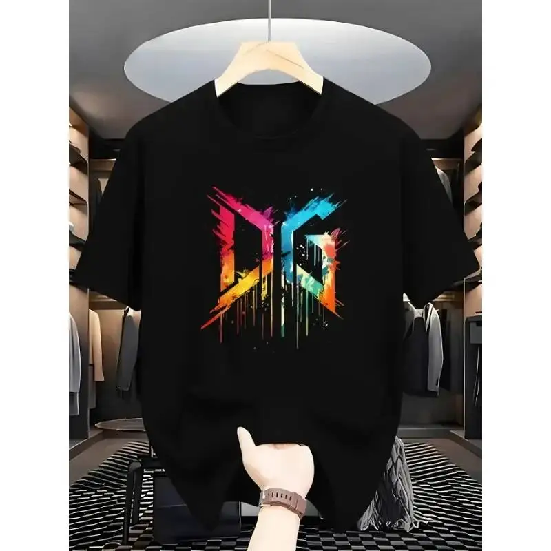 Card Letter Print Cool Men Woment T-Shirt Summer Autumn Daily Outdoor Party Loose Street 100% Cotton Trendy Y2K Short-Sleeve