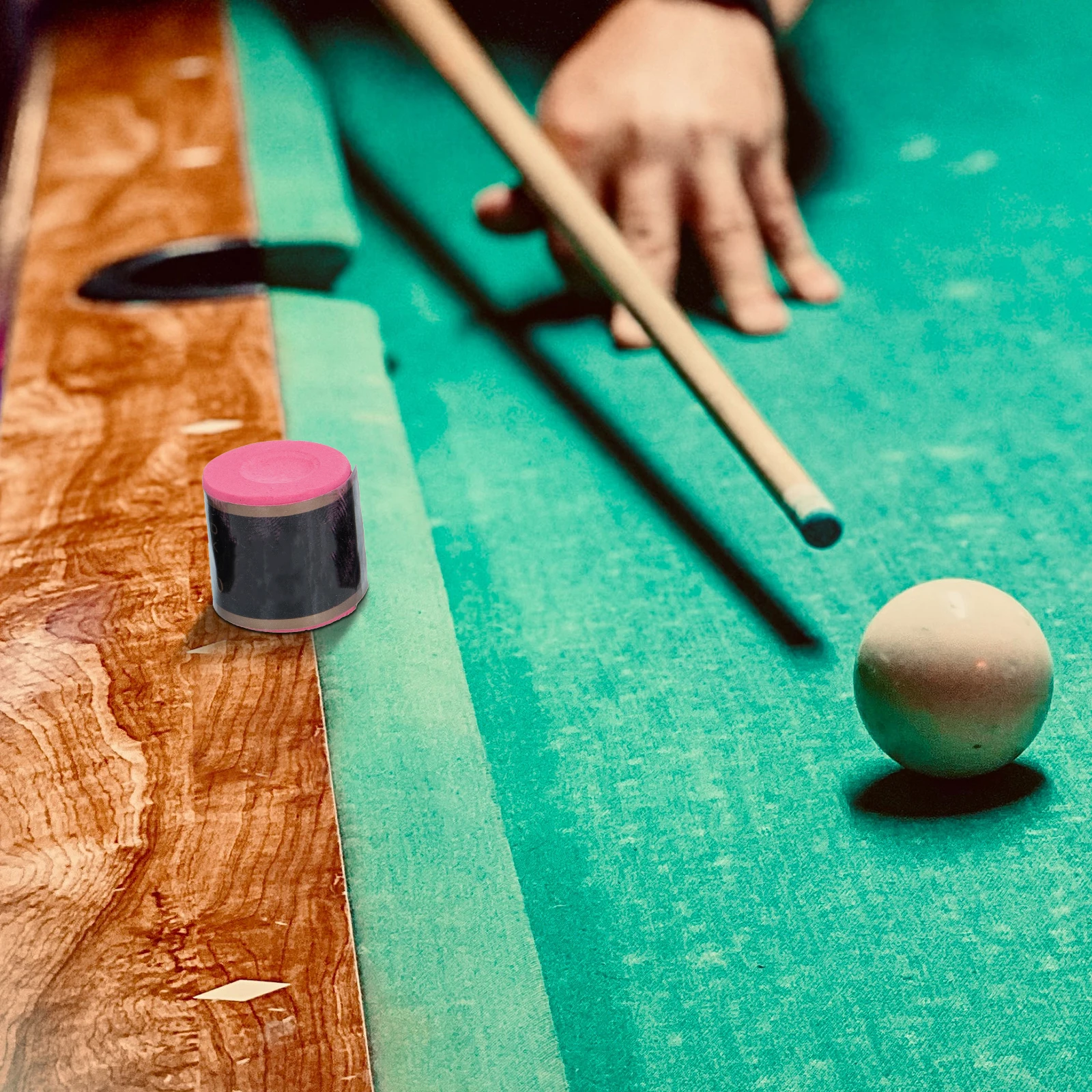 

4pcs Cue Chocolate Powder Prevent Skidding Improve Hit Rate Billiard Accessories for Training Pool Stick Supplies