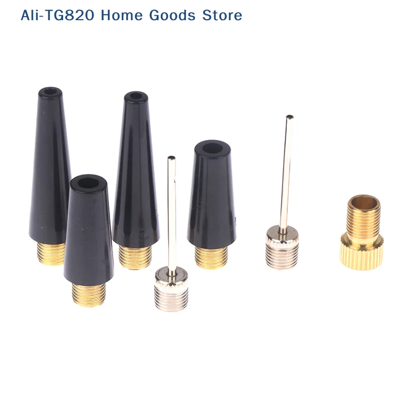 

[TG820]2set Ball Needle Nozzle Adapter Kit Inflatable Air Valve Ball Pump Needle For Football Basketball Soccer Bike Tire