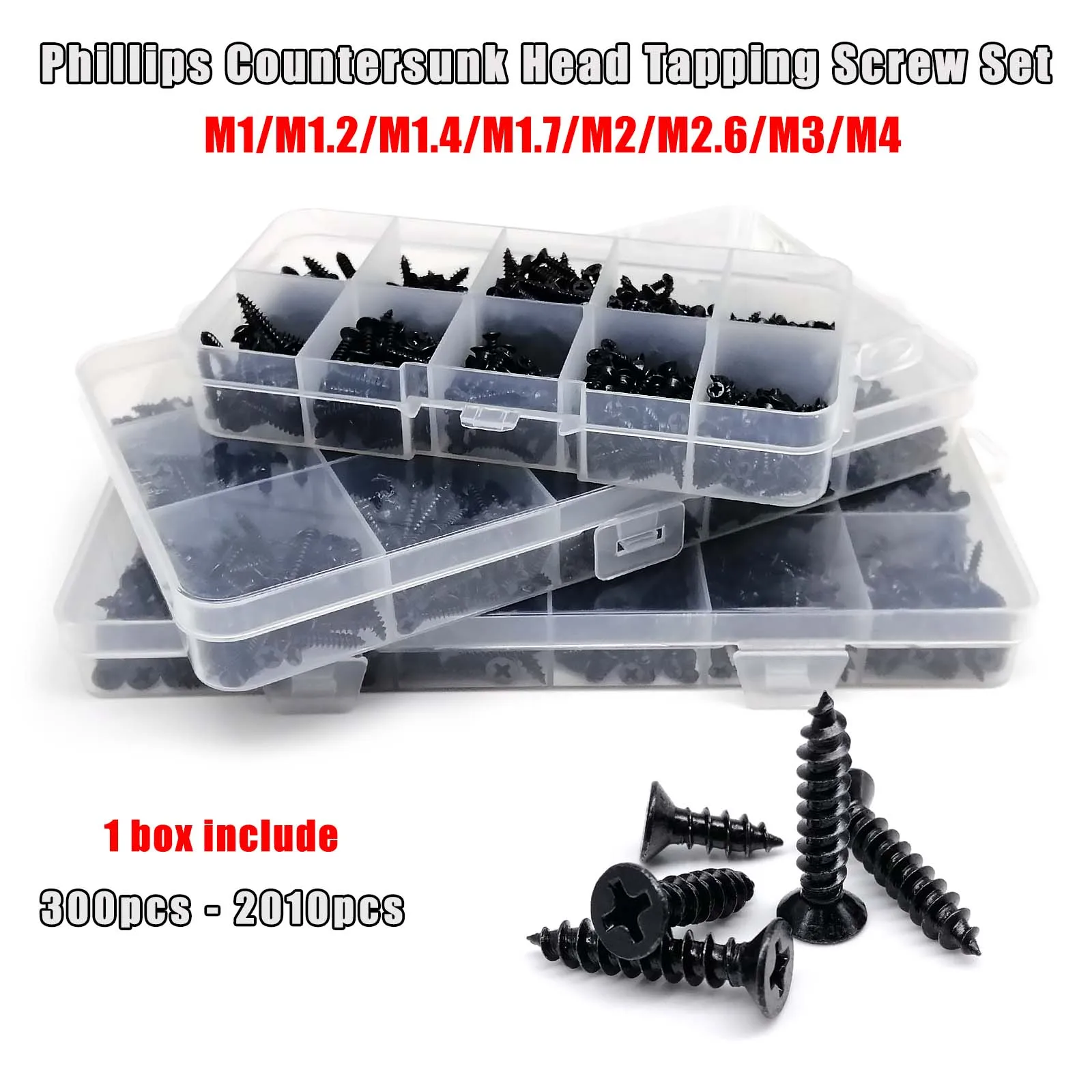 1 Kit Black Steel C… - image